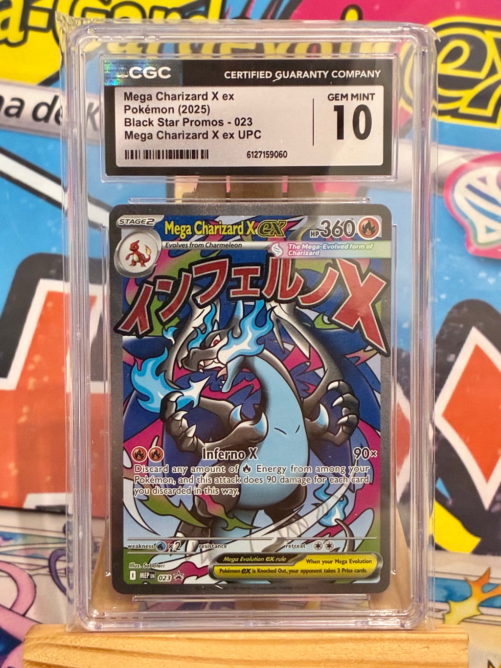 Mega Charizard X EX CGC 10 Eng